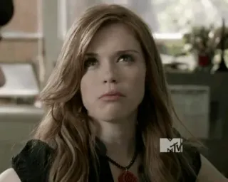 ☁ Lydia Martin Teen Wolf Holland Roden, Lydia Martin, Teen Wolf, MTV, Televisie, Drama, Tiener telegram sticker