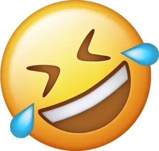 🤣 Emoji, Lachen, Freude, Smiley, Glücklich, Weinen, Tränen whatsapp sticker