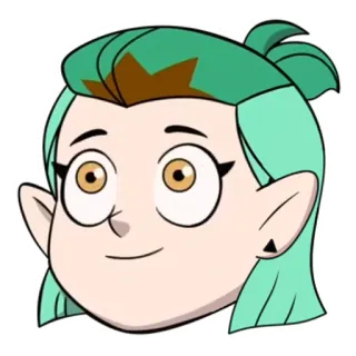 😃 Amity Blight The Owl House hoạt hình, phù thủy, động, nhân vật telegram sticker