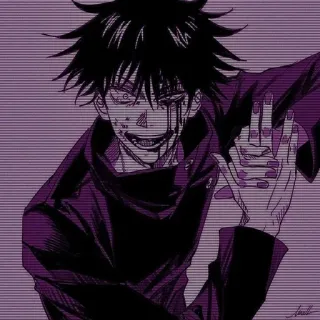 🤣 Anime, Personage, Middelvinger, Geweld, Gore telegram sticker