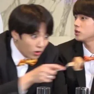 😨 kpop, bts, ミーム, 衝撃, 面白い, 反応 telegram sticker
