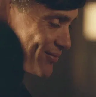 😈 Thomas Shelby Peaky Blinders Mann, Porträt, Schauspieler, Cillian Murphy, Peaky Blinders, Thomas Shelby, Tommy Shelby telegram sticker