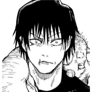 🙂 Toji Fushiguro Jujutsu Kaisen アニメ, 漫画, キャラクター, 掴む, 伏黒甚爾, 呪術廻戦, 男性 telegram sticker