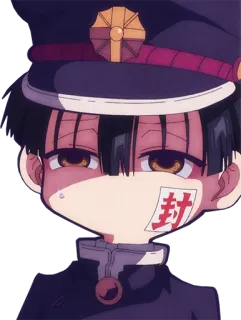 😶 Hanako-kun Toilet-bound Hanako-kun Anime, Hanako, Surnaturel, Fantôme, École telegram sticker