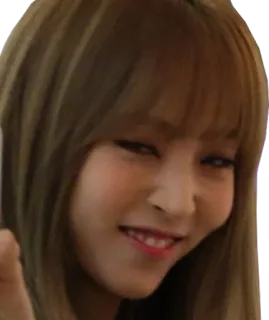 😏 wanita, orang, potret, tersenyum, imut, korea telegram sticker