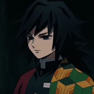 🌊 Giyu Tomioka Demon Slayer 动漫, 角色, 富冈义勇, 鬼灭之刃 telegram sticker