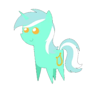 💚 Lyra Heartstrings My Little Pony My Little Pony, Lyra Heartstrings, Pony, Cartoon, süß, Einhorn, Harfen whatsapp sticker