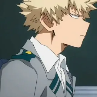 🌾 Katsuki Bakugo My Hero Academia Anime, Nhân vật, Bakugo, My Hero Academia whatsapp sticker