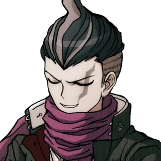 😁 Gundham Tanaka Danganronpa Anime, Khăn quàng cổ, Trò chơi điện tử, Tối telegram sticker