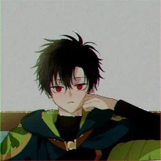 🌟 Anime, Mangá, Desenho animado, Personagem, Ilustração, Menino whatsapp sticker