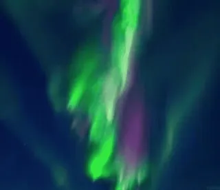 ✨ Aurora, Polarlicht, Nordlichter, grün, lila, Natur, Himmel, Nacht telegram sticker