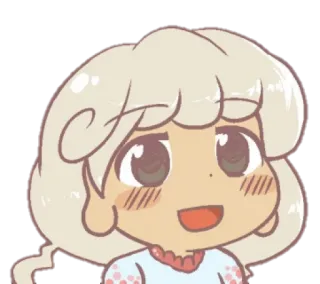 😀 cartoon, character, cute, anime telegram sticker