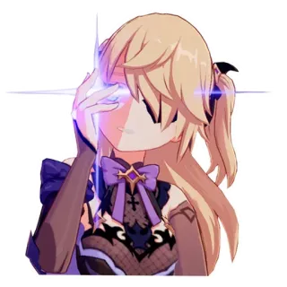 Genshin impact by @anime_stickerr telegram stickers