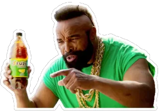 👈 Mr. T Mr. T, Fuze Tea, Promi, 80er, Schauspieler telegram sticker