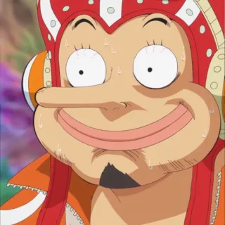 😥 Usopp One Piece Anime, Mangá, One Piece, Usopp, Engraçado, Personagem telegram sticker