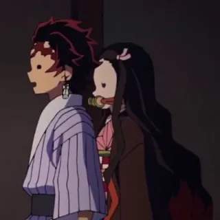 😦 Nezuko Kamado Demon Slayer Anime, Demon Slayer, Nezuko, Nezuko Kamado, Tanjiro Kamado, Chibi whatsapp sticker