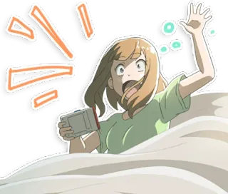 A Place Further than the Universe :: @line_stickers telegram stickers