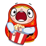 Матрёна от @shurmin_jpg telegram emojis 🍿