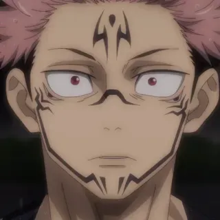 ✨ Ryomen Sukuna Jujutsu Kaisen Anime, Manga, Fluchgeist, Bösewicht whatsapp sticker