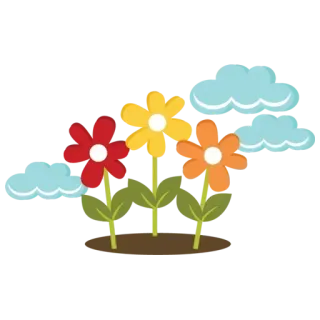 🌈 Blume, Blumenmuster, Frühling, Sommer, Garten, Natur telegram sticker