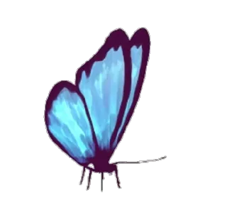 🦋 бабочка, насекомое, синий, природа, животное, крылья telegram sticker