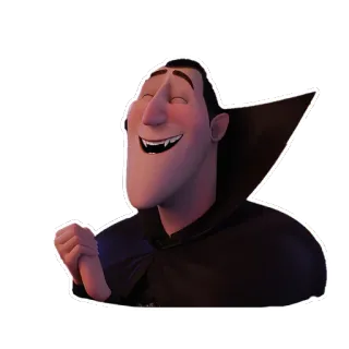 🤣 Dracula Hotel Transylvania vampire, cartoon, monster, hotel, transylvania telegram sticker