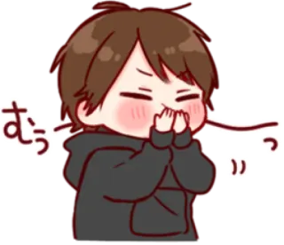 🏄‍♂ むっ lindo, anime, dibujos animados, kawaii, chibi whatsapp sticker