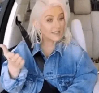 Christina Aguilera whatsapp stickers