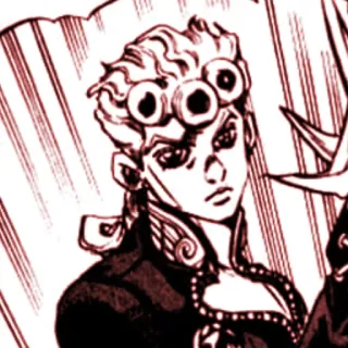 ❌ Giorno Giovanna JoJo's Bizarre Adventure Giorno Giovanna, Anime, Manga, JoJo's Bizarre Adventure, Personnage, Portrait telegram sticker