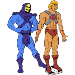 🙂 He-Man Masters of the Universe Cartone animato, Skeletor, Malvagio, Muscoli, Classico, Serie TV telegram sticker