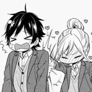 ♨️ 动漫, 漫画, 可爱, 情侣, 爱心, 爱意, 浪漫 whatsapp sticker