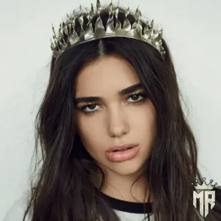 🍓 woman, crown, portrait, girl, beautiful, celebrity telegram sticker