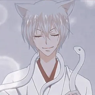 🦊 Tomoe Kamisama Kiss anime, fox, Tomoe, Kamisama Kiss, snake telegram sticker