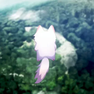 🐈 Anime, Fuchs, Tier, Aufkleber, Cartoon, Kawaii, Süß, Wald telegram sticker