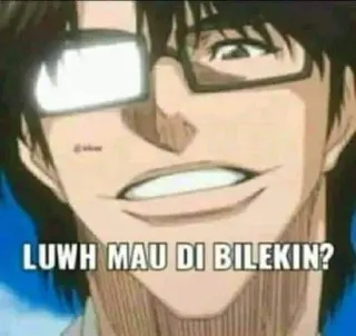 🥶 LUWH MAU DI BILEKIN? telegram sticker