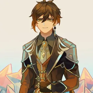 ➖ Zhongli Genshin Impact anime, game, genshin impact, character, zhongli telegram sticker