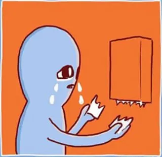 😭 悲しい, 宇宙人, 泣く, 涙, ティッシュ, 紙, 寂しい, 悲しみ telegram sticker