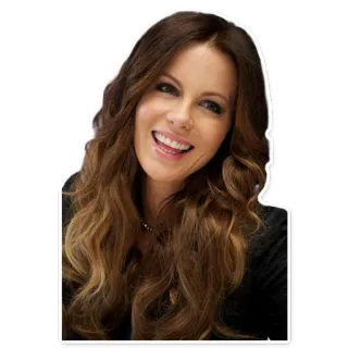 😆 Porträt, Frau, Schauspielerin, Promi, Kate Beckinsale telegram sticker