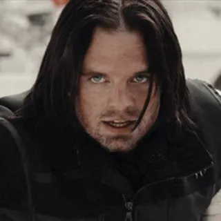 😐 Bucky Barnes Баки Барнс, Зимний Солдат, Marvel, Супергерой, Себастиан Стэн telegram sticker