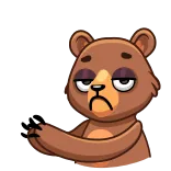 Boris the Bear whatsapp stickers