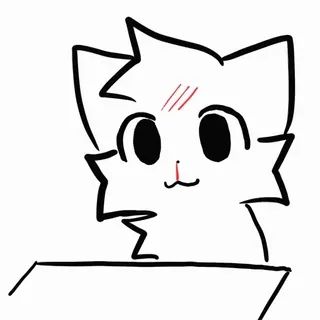🩸 cat, animal, cartoon, cute, sticker telegram sticker