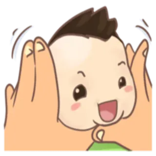 ☺️ lindo, kawaii, dibujos animados, personaje, pegatina, emoji whatsapp sticker