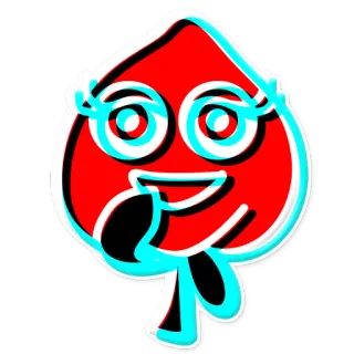 👻 Pflanze, Cartoon, fröhlich, Blatt, süß telegram sticker