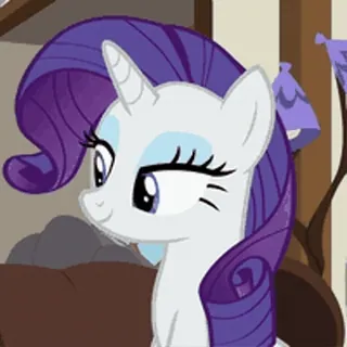 Rarity | @MLP_AnimatedStickers whatsapp stickers