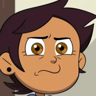 😡 Luz Noceda The Owl House Luz Noceda, cartoon, The Owl House, Disney, character telegram sticker