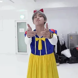 🍎 Kostüm, Kleid, Cosplay, Verkleidung, Schneewittchen telegram sticker