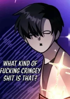 😒 WHAT KIND OF FUCKING CRINGEY SHIT IS THAT? Anime, Manga, Linguaggio offensivo, Cringe, Reazione, Capelli scuri, Broncio telegram sticker