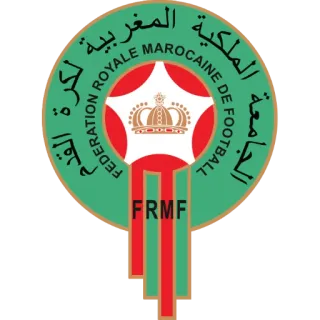 🇲🇦 Royal Moroccan Football Federation الجامعة الملكية المغربية لكرة القدم FEDERATION ROYALE MAROCAINE DE FOOTBALL FRMF morocco, football, soccer, frmf, sports, crest, logo, federation telegram sticker