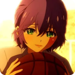 ⭐️ Anime, Ragazza, Pallacanestro, Carino, Manga, Personaggio, Opera d'arte telegram sticker