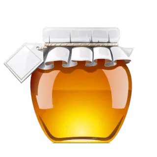 🍯 mel, pote, comida, doce, café da manhã telegram sticker